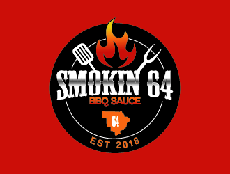 Smokin 64 logo design by czars