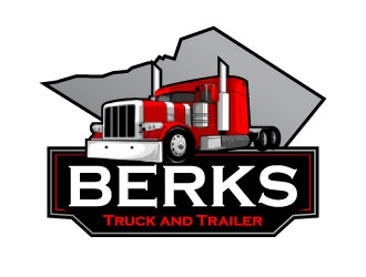 Berks Truck and Trailer logo design by daywalker