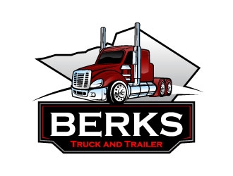 Berks Truck and Trailer logo design by daywalker