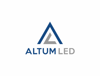 Altum LED logo design by ubai popi