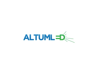 Altum LED logo design by Erasedink