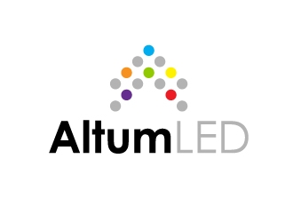 Altum LED logo design by Marianne