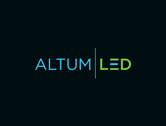 Altum LED logo design by alby