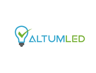 Altum LED logo design by mawanmalvin