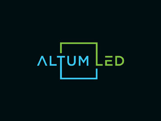 Altum LED logo design by alby