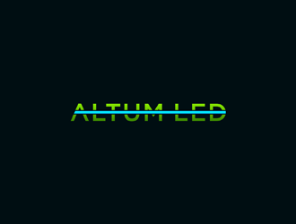 Altum LED logo design by alby