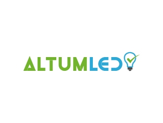 Altum LED logo design by mawanmalvin