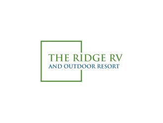 The Ridge RV and Outdoor Resort  logo design by bricton