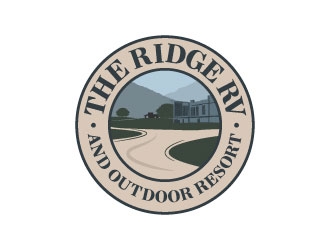 The Ridge RV and Outdoor Resort  logo design by Boomstudioz