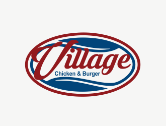 Village Chicken & Burger logo design by Greenlight
