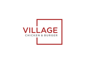 Village Chicken & Burger logo design by bricton