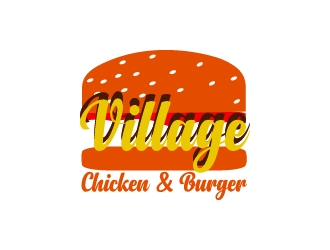 Village Chicken & Burger logo design by bcendet