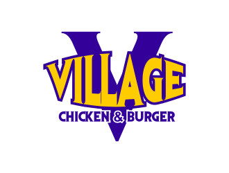 Village Chicken & Burger logo design by gcreatives