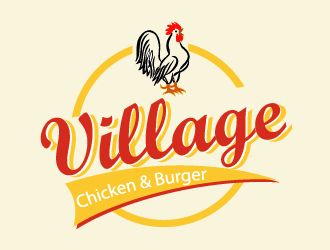 Village Chicken & Burger logo design by czars