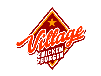 Village Chicken & Burger logo design by SOLARFLARE
