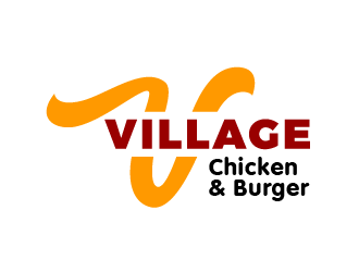 Village Chicken & Burger logo design by SOLARFLARE