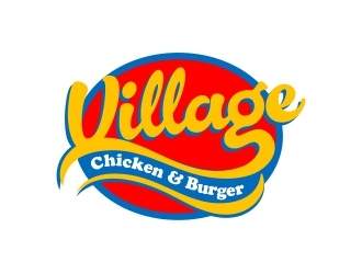 Village Chicken & Burger logo design by b3no