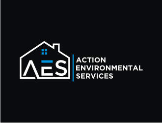 Action Environmental Services  logo design by bricton