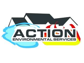 Action Environmental Services  logo design by ElonStark