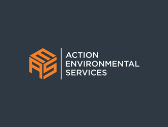 Action Environmental Services  logo design by alby