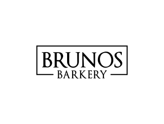 Brunos Barkery logo design by akhi