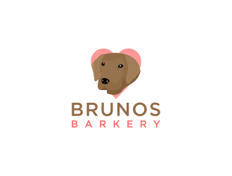 Brunos Barkery logo design by kaylee