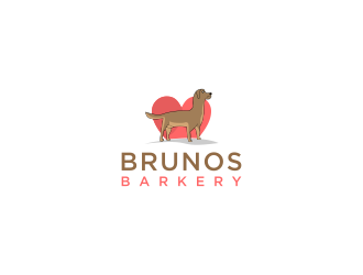 Brunos Barkery logo design by kaylee
