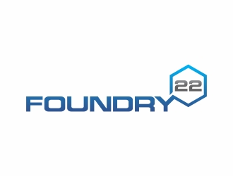 Foundry22 logo design by rokenrol