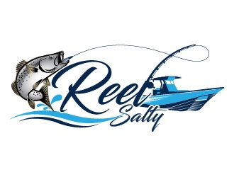 Reel Salty logo design by usef44