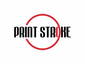 Print Stroke logo design by 48art