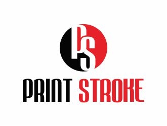 Print Stroke logo design by 48art