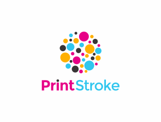 Print Stroke logo design by mutafailan