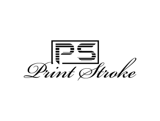 Print Stroke logo design by giphone