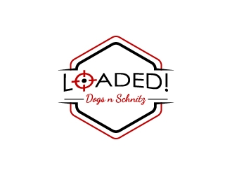 Loaded! Dogs n Schnitz logo design by BaneVujkov