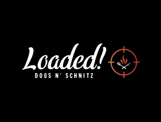 Loaded! Dogs n Schnitz logo design by ksantirg