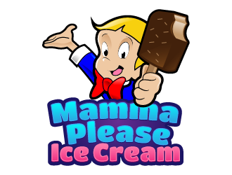 Mamma Please Ice Cream logo design by reight