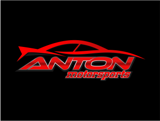 Anton Motorsports  logo design by stark