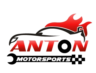 Anton Motorsports  logo design by PMG
