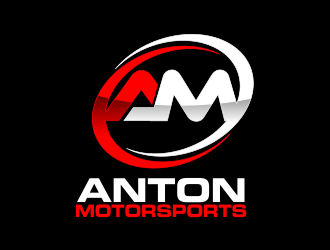 Anton Motorsports  logo design by akhi