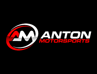 Anton Motorsports  logo design by akhi