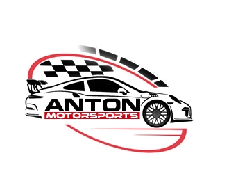 Anton Motorsports  logo design by nikkl