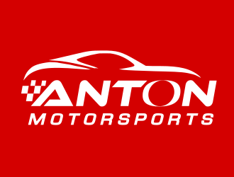 Anton Motorsports  logo design by Rossee