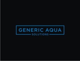GENERIC AQUA SOLUTIONS logo design by Franky.