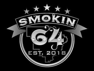 Smokin 64 logo design by fastsev