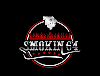 Smokin 64 logo design by samuraiXcreations