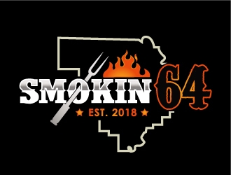 Smokin 64 logo design by PMG