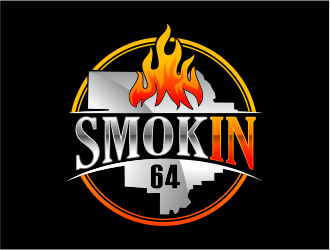Smokin 64 logo design by mutafailan