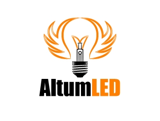 Altum LED logo design by karjen