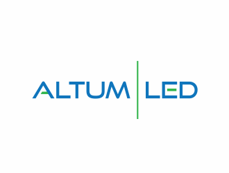Altum LED logo design by Louseven