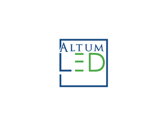 Altum LED logo design by giphone